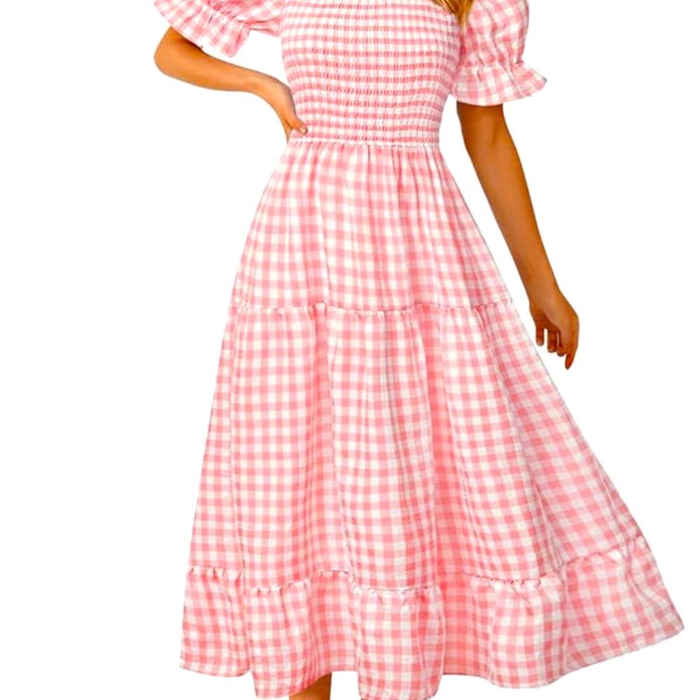 Adorable gingham dress